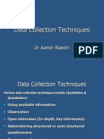 Data Collection Technique Lec 6