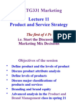 MKTG331 Marketing: Product and Service Strategy
