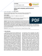 Board Characteristics and Company Performance: Evidence From Nigeria