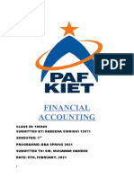 Financial Accountings Assignment