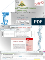 Fluid and Thermal Systems, Ch.2, Properties of Fluids, Lec2