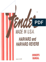 1981 Fender Harvard Manual