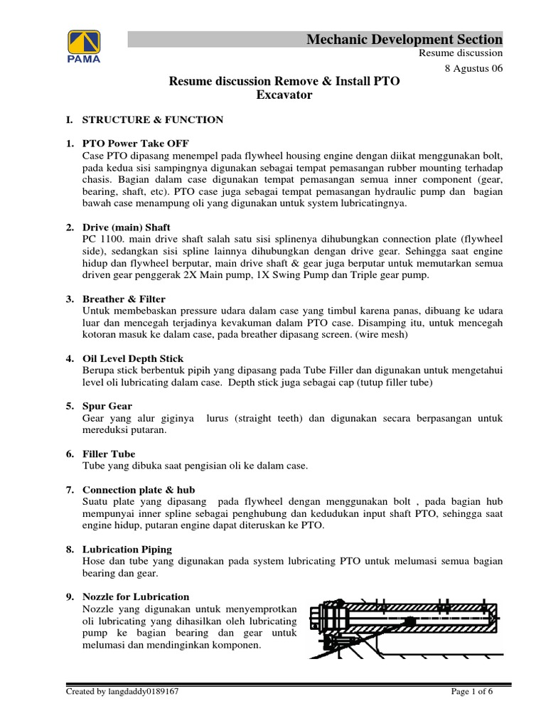 PTO Inspection | PDF
