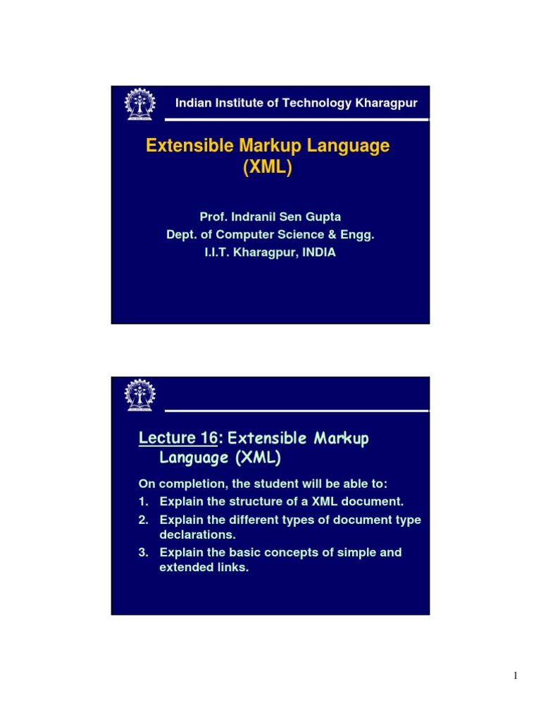 Understanding XML Structure and Syntax | PDF | Xml | Html Element