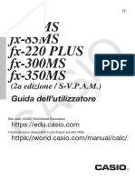 fx-220 Plus 2nd Edition Manuale Ita