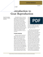 Introduction To Goat Reproduction: Animal Science