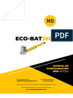 Manual Motor Puerta Basculante ECO350