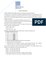 Lista Quantitativa 01