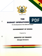 Budget Operations Manual