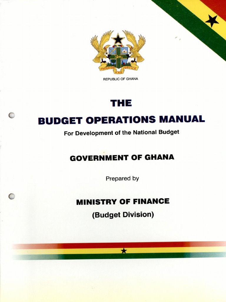 Budget Operations Manual PDF Macroeconomics Budget