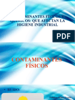 Contaminantes Físicos y Quimicos