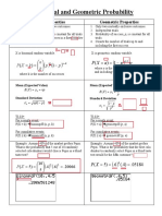 6th Period Notes - Binomial and Geometric Probability