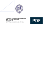 Administración Turística Tarea 2