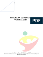 Programa de Bienestar 2021