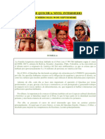 Curso Quechua Nivel Intermedio (EI)