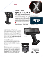 Fast, precise SciAps X-550 handheld XRF analyzer