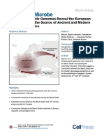 Historical Y. Pestis Genomes Reveal The European Black Death As The Source of Ancient and Modern Plague Pandemics