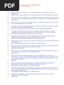 CD#0172 - International Collision Regulations: Assessment Chapter - 179 Questions