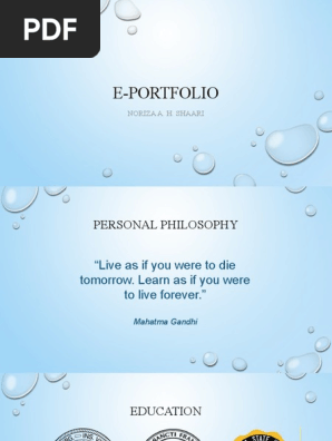 E Portfolio