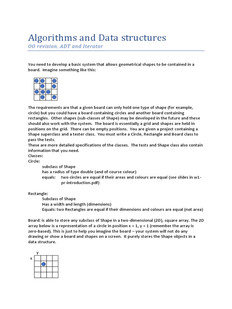 W1-Exercise OO Revision v3 | PDF | Method (Computer Programming ...
