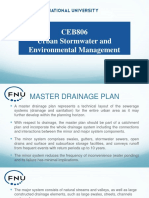 Lec 4 - Master Drainage Plans and Models in Planning