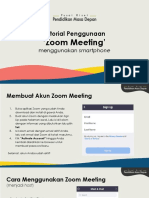 Tutorial Penggunaan Zoom Meeting (Smartphone)