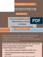 Kriteria Pemilihan Media