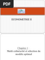 Econometrie II