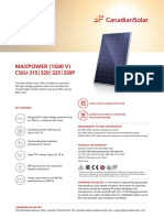 Canadian Solar Datasheet Maxpower CS6U P 15