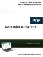 Matemática Discreta by Morgado, Augusto César de Oliveira Pinto Carvalho, Paulo Cezar