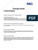 PLAN DE ESTUDIO ENERGIA SOLAR