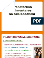 Slides para Baixar Transtornos Alimentares Na Adolescência