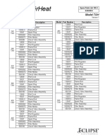 Eclipse Airheat Burners: Model Tah