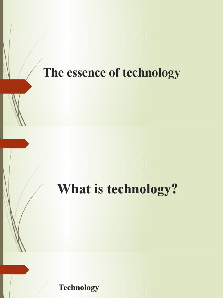 Heidegger's Essence of Technology Explained | PDF | Computers