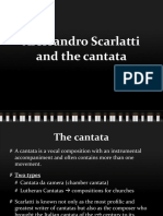 Alessandro Scarlatti and The Cantata
