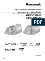 Manual Panasonic TM700PU