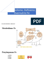 Metabolisme, Defisiensi, Overload Fe Dan Iodium