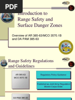 Introduction To Range Safety and Surface Danger Zones: Overview of AR 385-63/MCO 3570.1B and DA PAM 385-63