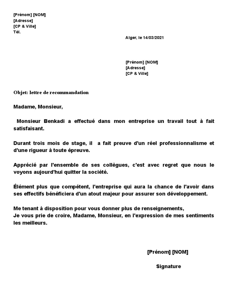 Ma Lettre Administrative