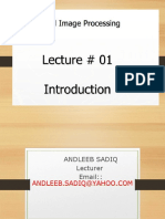 DIP - Lecture 01