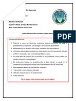 Tarea Preparatoria Segundo Parcial - Mecanica de Fluidos