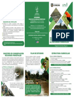 TRIPTICO Maestría Conservación de Recursos Forestales