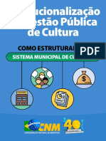 Cartilha - Institucionalizacao Da Gestao Publica de Cultura