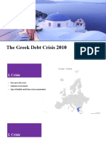 The Greek Debt Crisis 2010: An Analysis of the Build-Up and Triggering of the Crisis