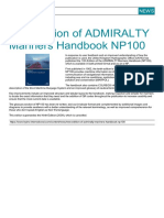 New Edition of Admiralty Mariners Handbook Np100