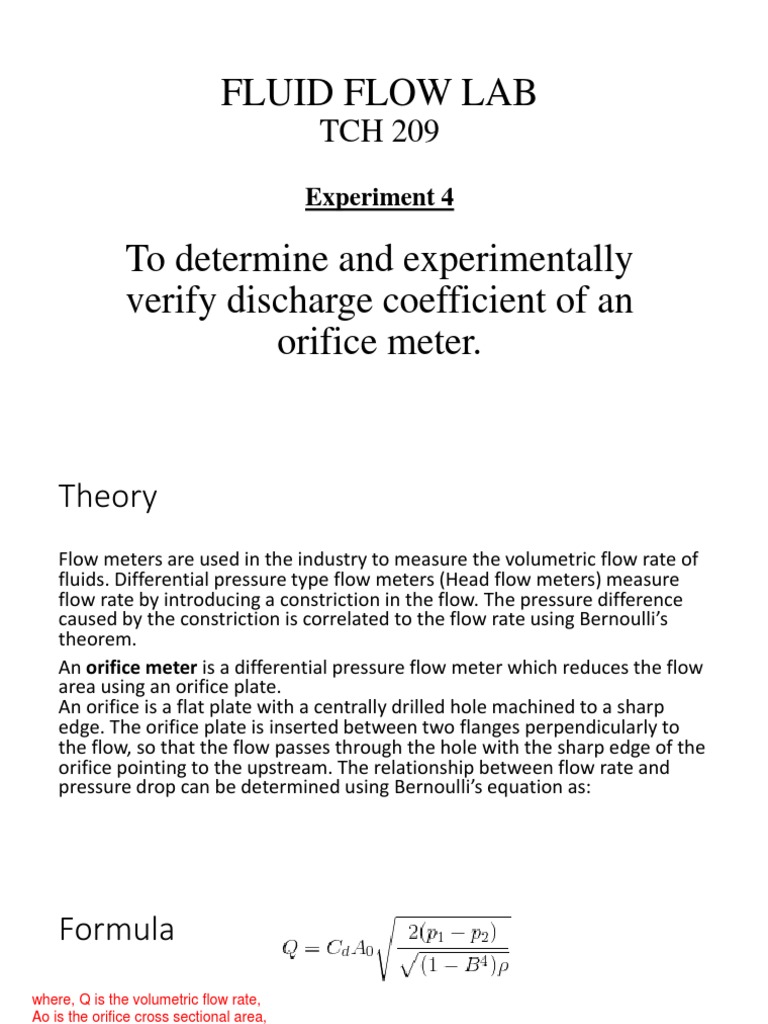 Fluid Flow Lab: Experiment 4 | PDF | Gas Technologies | Physical Sciences