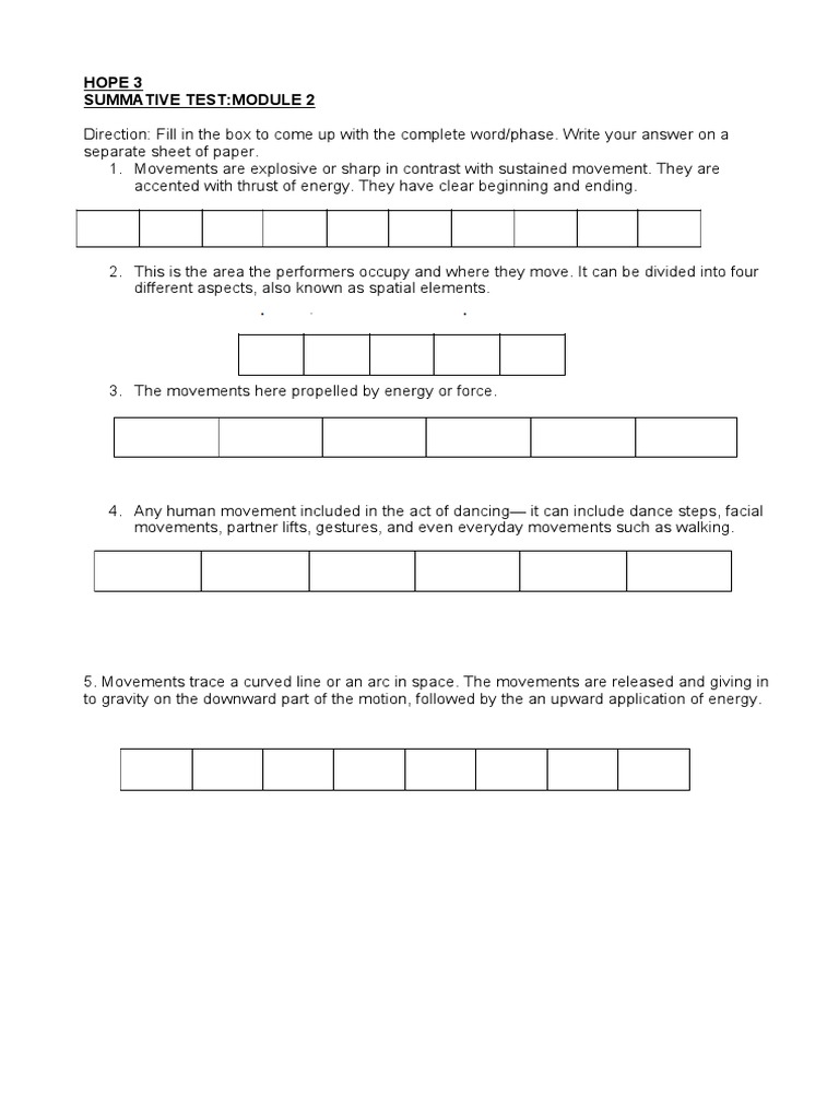Explosive vs. Sustained Dance Movements | PDF
