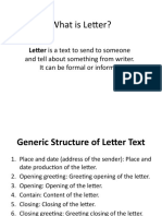 What Is Letter?: Letter Is A Text To Send To Someone