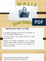 Biografía del autor José Mármol y análisis de su novela Amalia