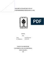 Kemampuan Rasio Keuangan Dalam Memprediksi Perubahan Laba: Skripsi Oleh: Nama: Lina Purnawati No. Mahasiswa: 01 312 233